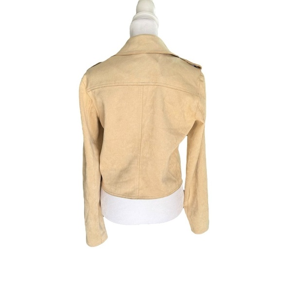 Anthropologie - Crop Moto Micro-Suede Jacket Sz XS - Picture 9 of 12